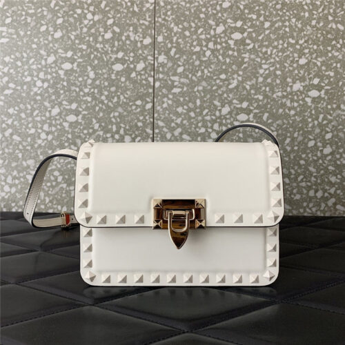 High Quality Luxury Valentino Garavani Rockstud23 Small Leather Bag – Style 03716