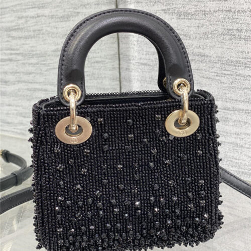High Quality Luxury Lady Dior Beads Micro Bag – Style 26329 alternate view