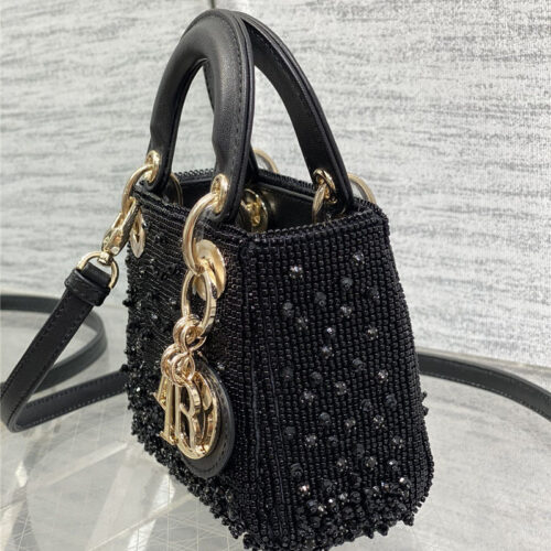 High Quality Luxury Lady Dior Beads Micro Bag – Style 26329 product detail