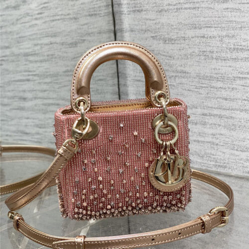 High Quality Luxury Lady Dior Beads Micro Bag – Style 26330 product detail