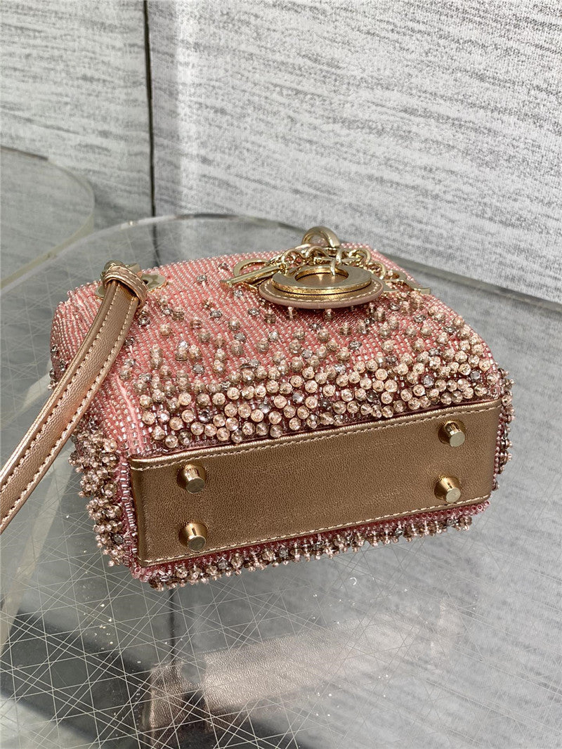 High Quality Luxury Lady Dior Beads Micro Bag – Style 26330 product detail