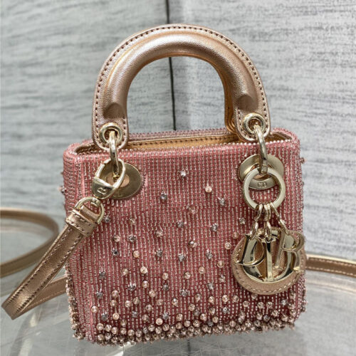 High Quality Luxury Lady Dior Beads Micro Bag – Style 26330