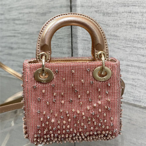 High Quality Luxury Lady Dior Beads Micro Bag – Style 26330 alternate view