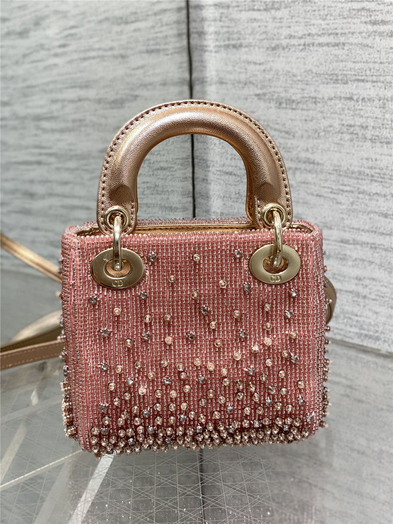 High Quality Luxury Lady Dior Beads Micro Bag – Style 26330 product detail
