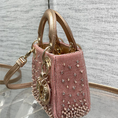 High Quality Luxury Lady Dior Beads Micro Bag – Style 26330 product detail
