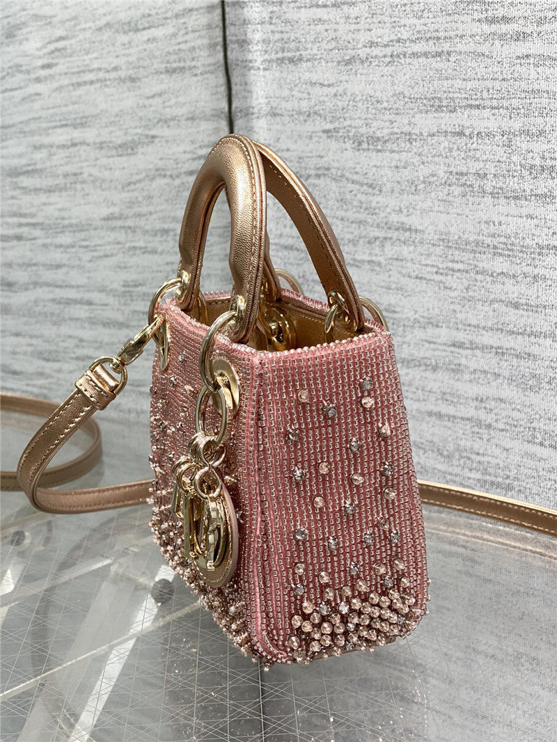High Quality Luxury Lady Dior Beads Micro Bag – Style 26330 product detail