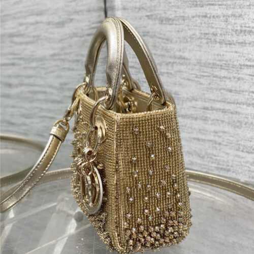 High Quality Luxury Lady Dior Beads Micro Bag product detail
