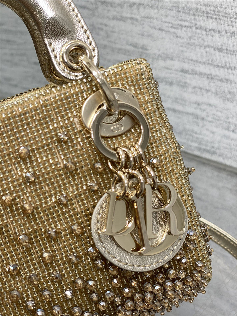 High Quality Luxury Lady Dior Beads Micro Bag product detail