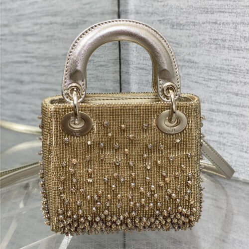 High Quality Luxury Lady Dior Beads Micro Bag alternate view