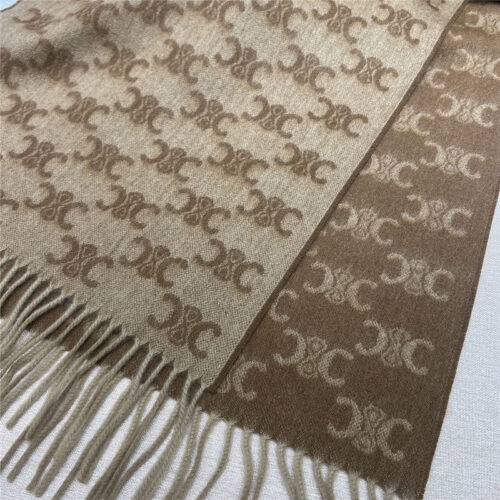 High Quality Luxury Celine Monogrammed Logo Cashmere Scarf – Style 24869 product detail