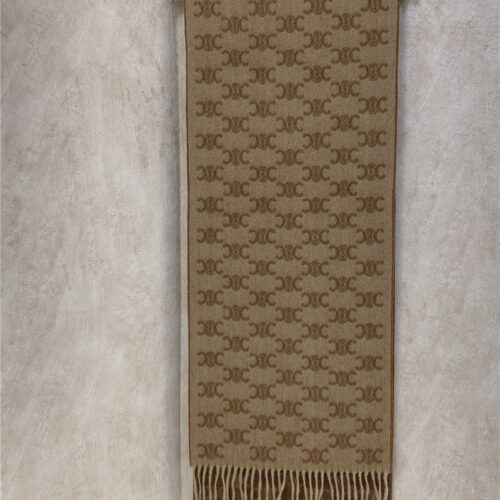 High Quality Luxury Celine Monogrammed Logo Cashmere Scarf – Style 24869 product detail