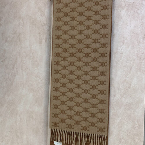 High Quality Luxury Celine Monogrammed Logo Cashmere Scarf – Style 24869 product detail