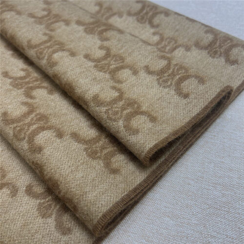 High Quality Luxury Celine Monogrammed Logo Cashmere Scarf – Style 24869 product detail