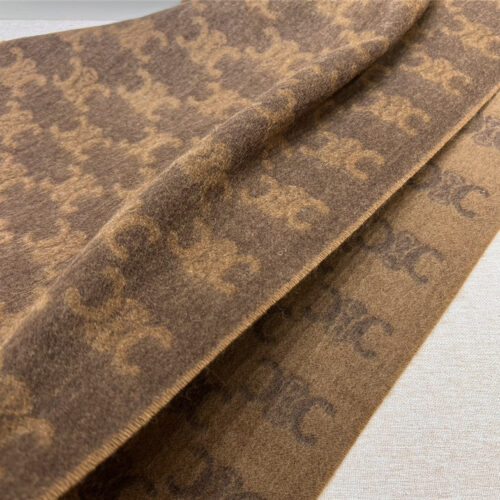 High Quality Luxury Celine Monogrammed Logo Cashmere Scarf – Style 24868 product detail