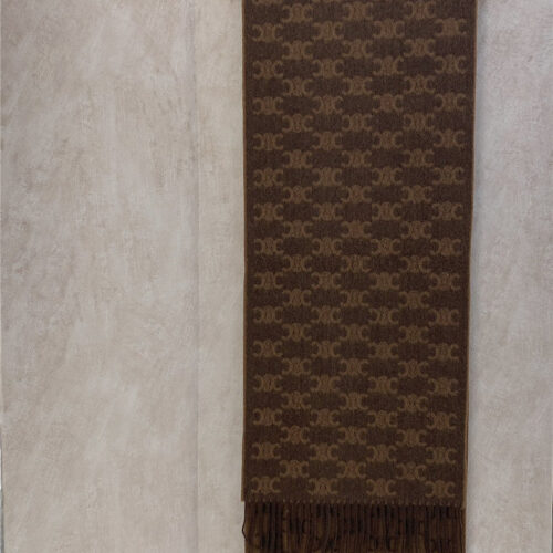 High Quality Luxury Celine Monogrammed Logo Cashmere Scarf – Style 24868 product detail