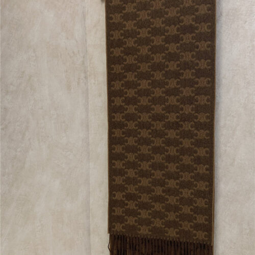 High Quality Luxury Celine Monogrammed Logo Cashmere Scarf – Style 24868 product detail