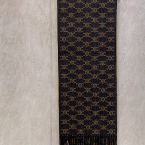 High Quality Luxury Celine Monogrammed Logo Cashmere Scarf product detail