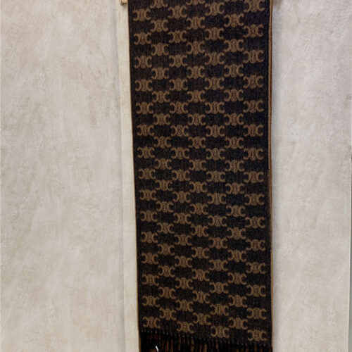 High Quality Luxury Celine Monogrammed Logo Cashmere Scarf product detail