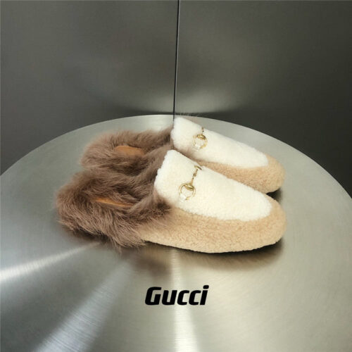 High Quality Luxury Gucci Fur Slippers – Style 12435