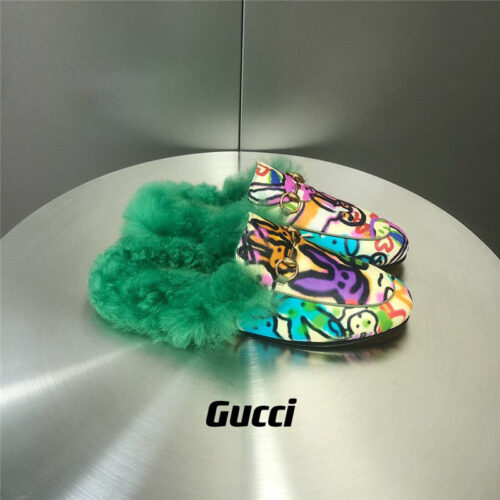 High Quality Luxury Gucci Fur Slippers – Style 69491