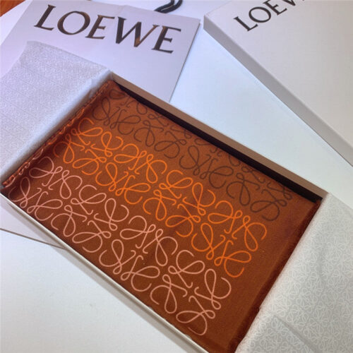 High Quality Luxury Loewe Silk And Cashmere Anagram Scarf product detail