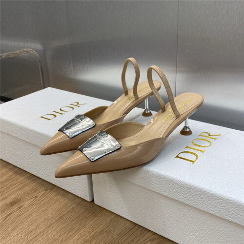 High Quality Luxury Dior Cd Letter Logo High Heel Sandals – Style 35910 alternate view