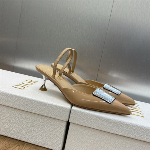 High Quality Luxury Dior Cd Letter Logo High Heel Sandals – Style 35910 product detail