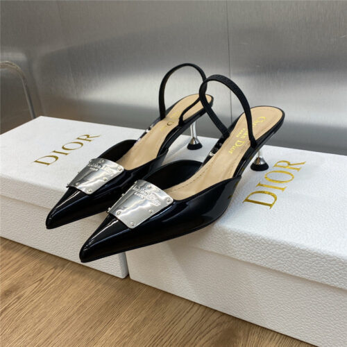 High Quality Luxury Dior Cd Letter Logo High Heel Sandals alternate view