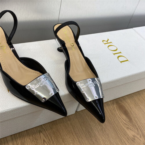 High Quality Luxury Dior Cd Letter Logo High Heel Sandals product detail