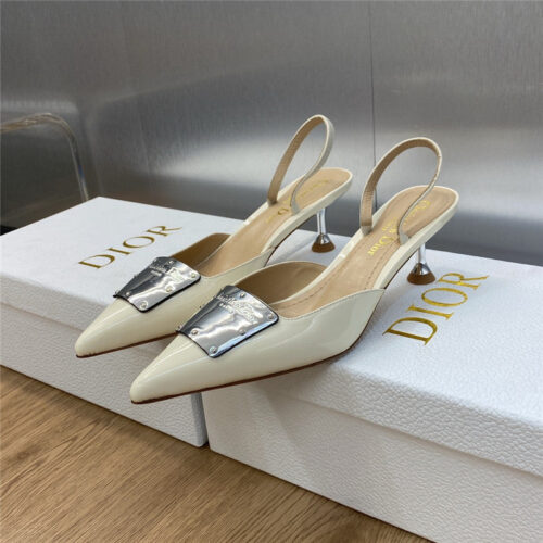 High Quality Luxury Dior Cd Letter Logo High Heel Sandals – Style 64742 alternate view