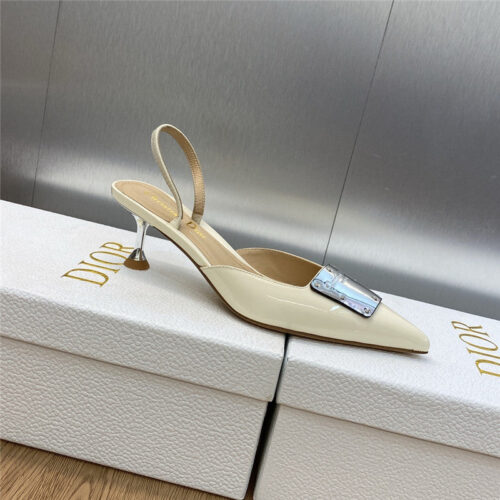 High Quality Luxury Dior Cd Letter Logo High Heel Sandals – Style 64742 product detail