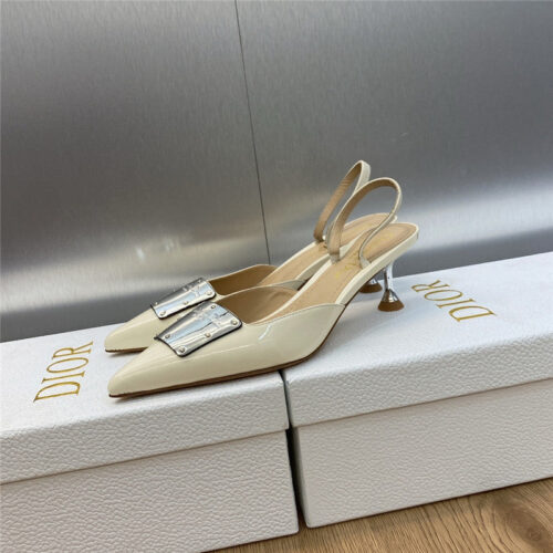 High Quality Luxury Dior Cd Letter Logo High Heel Sandals – Style 64742 product detail