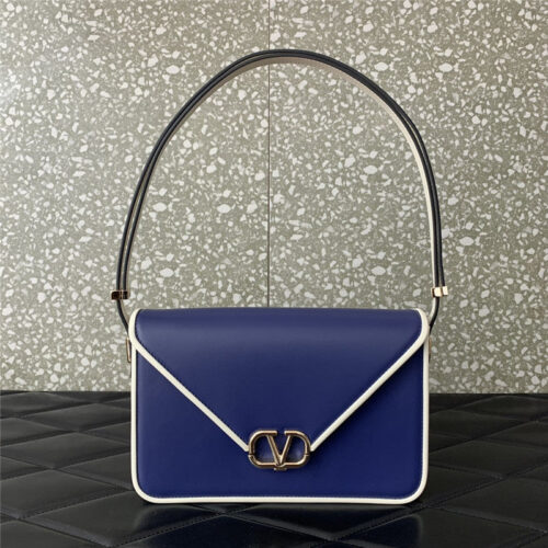 High Quality Luxury Valentino Garavani Letter Leather Shoulder Bag