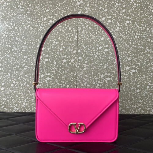 High Quality Luxury Valentino Garavani Letter Leather Shoulder Bag – Style 03631