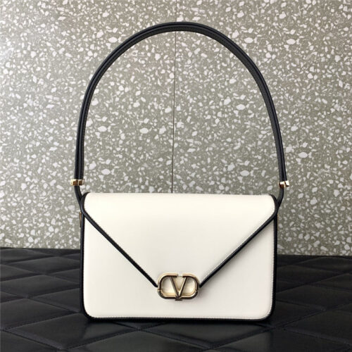 High Quality Luxury Valentino Garavani Letter Leather Shoulder Bag – Style 03630