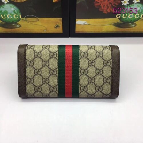 High Quality Luxury Gucci Supreme Ophidia GG Continental Wallet product detail