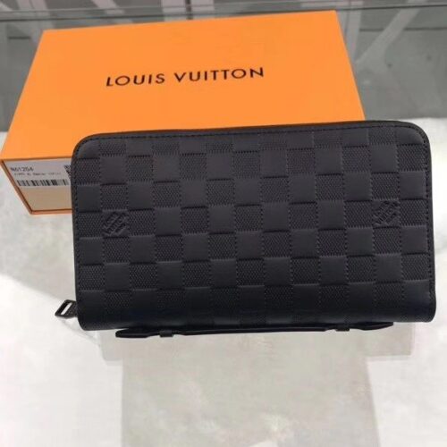 High Quality Luxury Louis Vuitton Zippy Wallet Damier Infini alternate view
