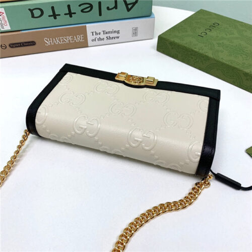 High Quality Luxury Gucci GG Wallet With Chain (Varied Colors) product detail