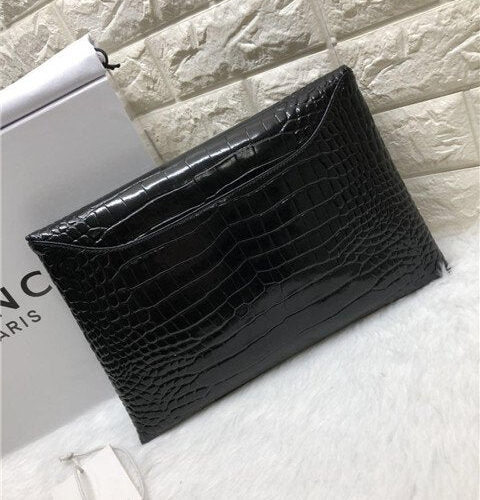 High Quality Luxury Givenchy Antigona Envelope Clutch Crocodile Embossed (Varied Colors) product detail