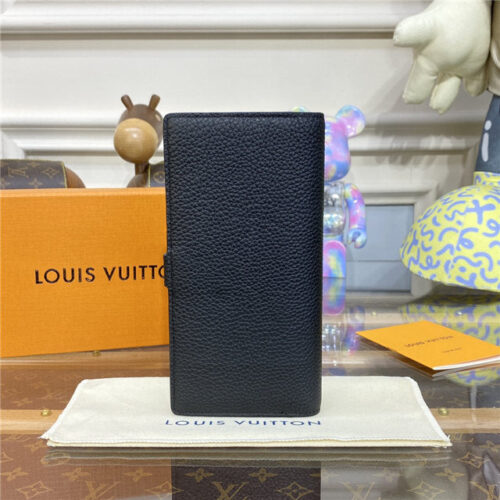 High Quality Luxury Louis Vuitton Vertical Wallet Black product detail