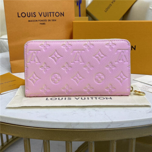 High Quality Luxury Louis Vuitton Zippy Wallet Pink product detail