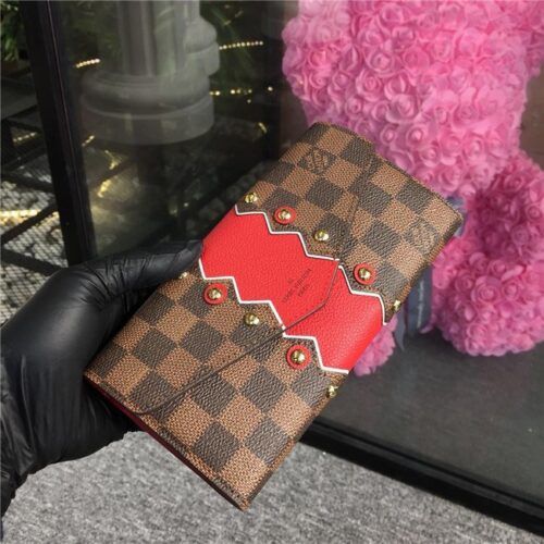 High Quality Luxury Louis Vuitton Sarah Wallet Damier Ebene Canvas product detail