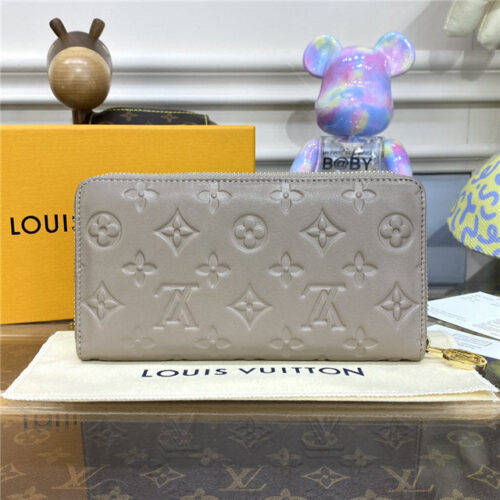 High Quality Luxury Louis Vuitton Zippy Wallet Taupe product detail