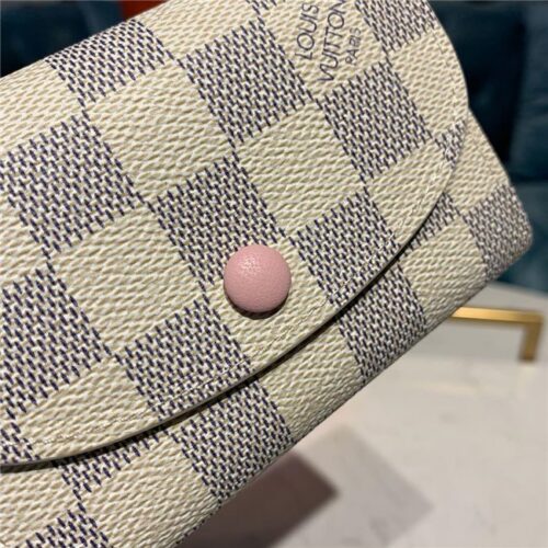 High Quality Luxury Louis Vuitton Rosalie Coin Purse Damier Azur Canvas product detail
