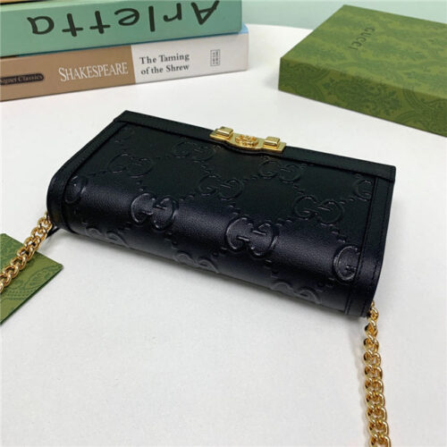 High Quality Luxury Gucci GG Wallet With Chain (Varied Colors) product detail