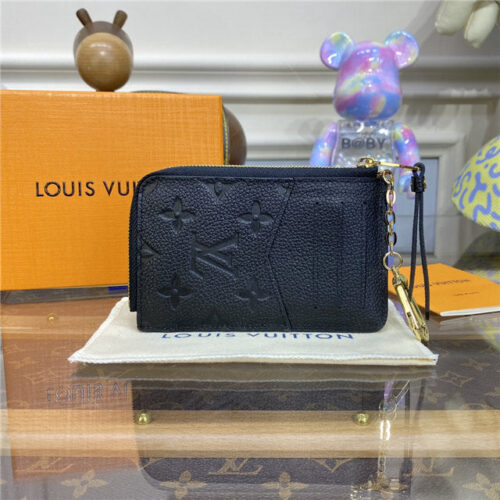 High Quality Luxury Louis Vuitton Card Holder Recto Verso Black product detail