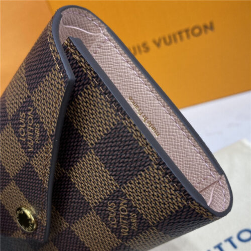 High Quality Luxury Louis Vuitton Victorine Wallet Rose Ballerine – Style 48175 product detail