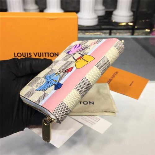 High Quality Luxury Louis Vuitton Zippy Azur Canvas Coin Purse product detail