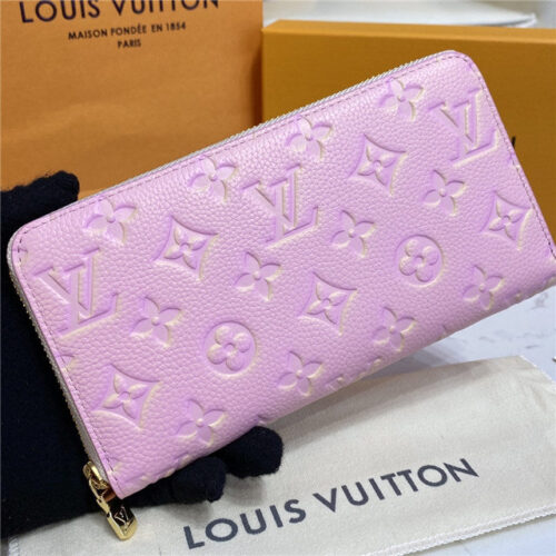 High Quality Luxury Louis Vuitton Zippy Wallet Pink product detail