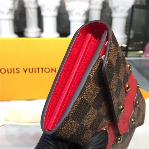 High Quality Luxury Louis Vuitton Sarah Wallet Damier Ebene Canvas product detail